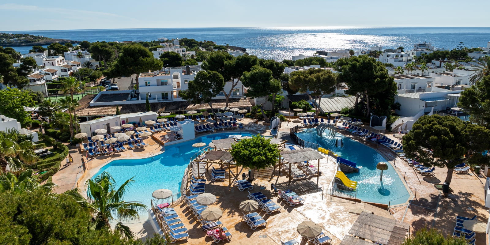 Cala D'or Hotel Club Es Talaial Vista aérea de la ubicación Es Talaial en Cal D'or