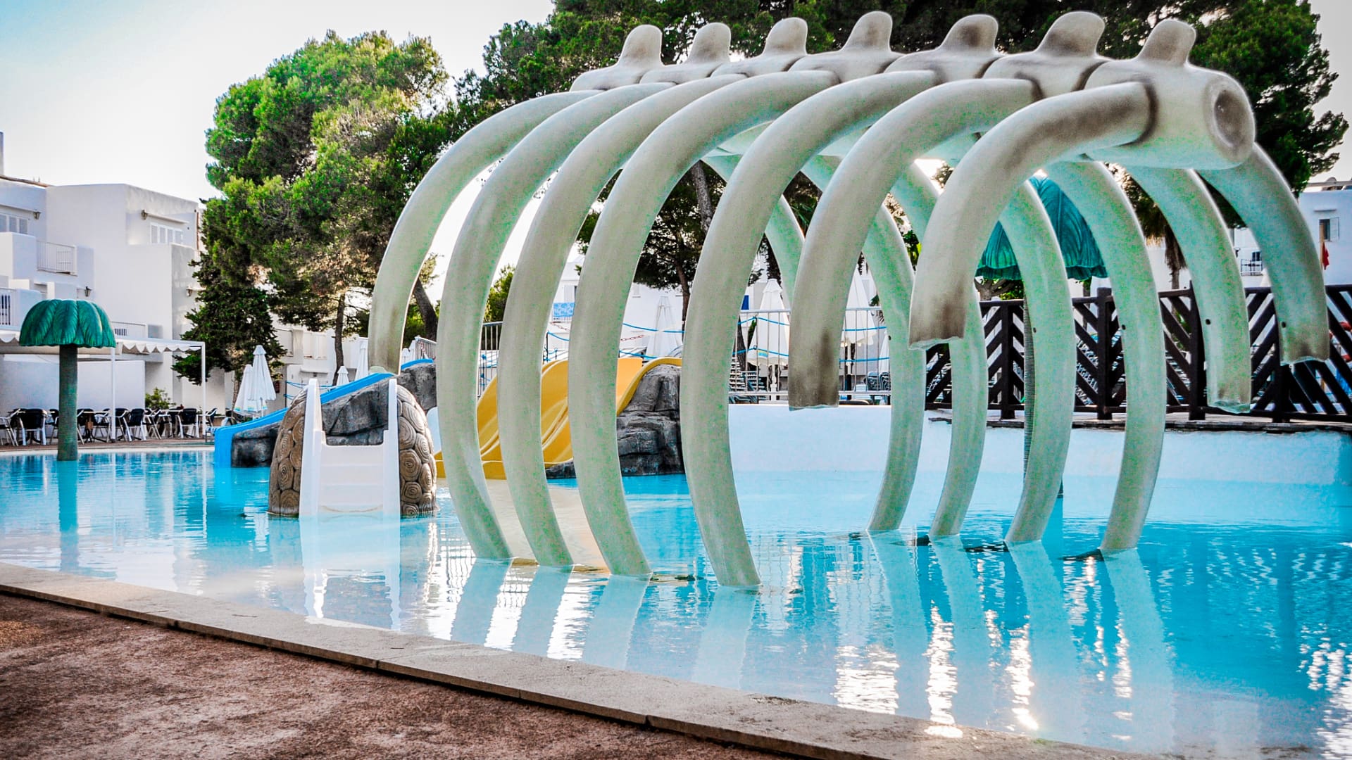 Splash pool for children in Cala d'Or