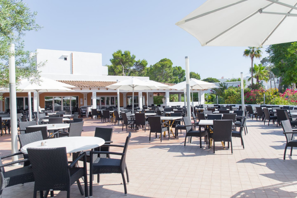 Terraza de la zona de Restauración