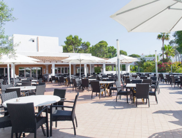 Terraza de la zona de Restauración